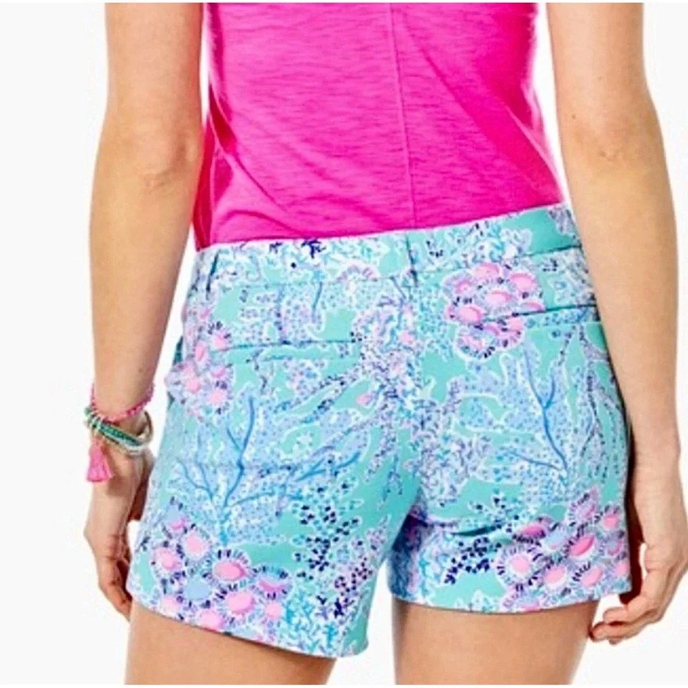 Lilly Pulitzer Callahan Shorts Womens Size 8 Coastal Preppy Resortwear Vacation